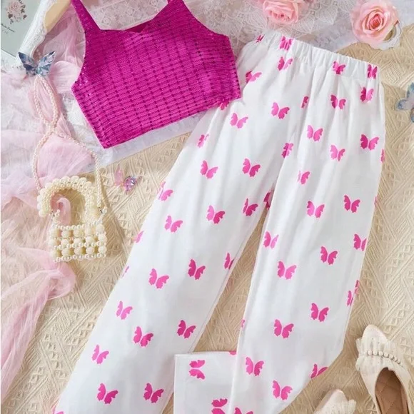 Set of e2 pieces for girls 💗size 11 the fabric is fresh 💗SHEIN - Picture 1 of 3